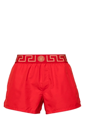 Versace Greca Border swim shorts - Red