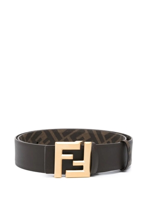FENDI FF Squared Reversible belt - Brown