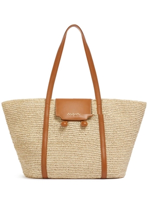 Marni medium Trunkaroo beach tote bag - Neutrals