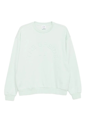 The Upside logo-embossed sweatshirt - Green