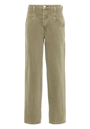 FRAME 90's Utility mid-rise boyfriend jeans - Green