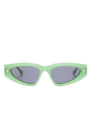 Nanushka Crista D-frame sunglasses - Green