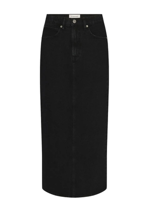 FRAME button-fastening midi skirt - Black