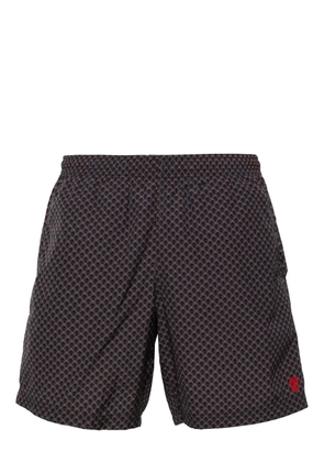 Alexander McQueen skull-print swim shorts - Grey
