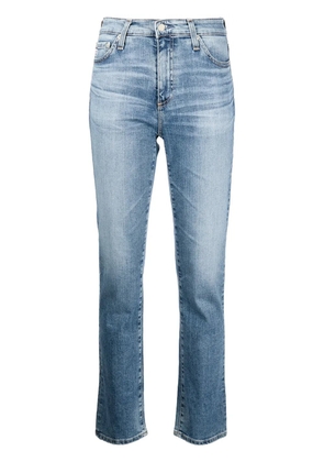 AG Jeans Mari high-rise slim-fit jeans - Blue