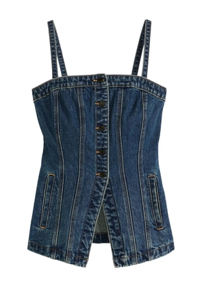Levi's button-front denim top - Blue