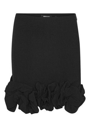 ROTATE BIRGER CHRISTENSEN ruffled mini skirt - Black