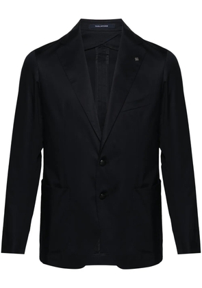 Tagliatore notched-lapels single-breasted blazer - Blue