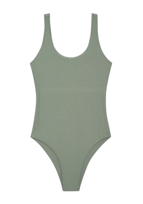 ANINE BING Jace scoop-neck bodysuit - Green