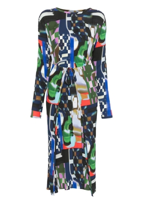 Henrik Vibskov Knight Plissé midi dress - Blue