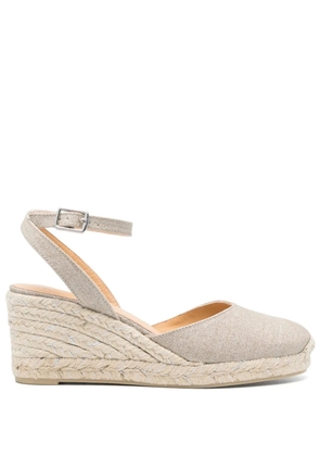 Castañer 80mm Cybil espadrilles - Silver