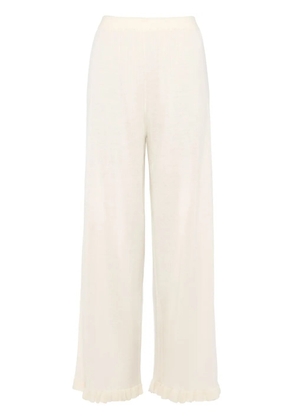 ERES Bernard straight-leg pajama trousers - White