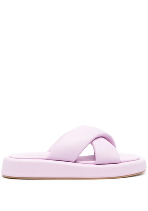 VAMSKO Pillow leather sandals - Purple