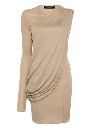 ANDREĀDAMO assimetric draped dress - Neutrals