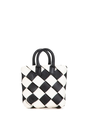 Bottega Veneta Pre-Owned 2010-2024 Nappa Intrecciato Maxi Cabat Bag Charm key chain - Black