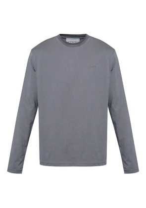 Iceberg logo-embroidered long-sleeve T-shirt - Grey