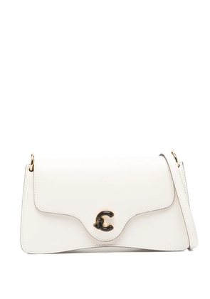 Coccinelle small C-Me logo cross body bag - White