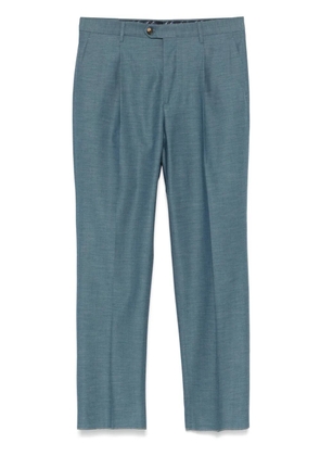 ETRO pleated tapered trousers - Blue