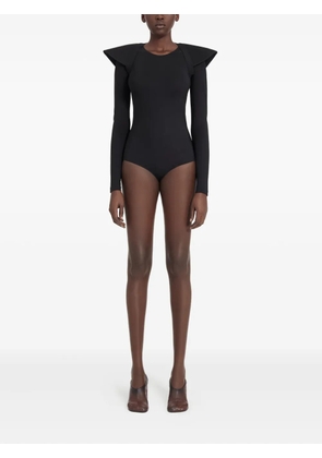 MM6 Maison Margiela shoulder-padded shrug - Black