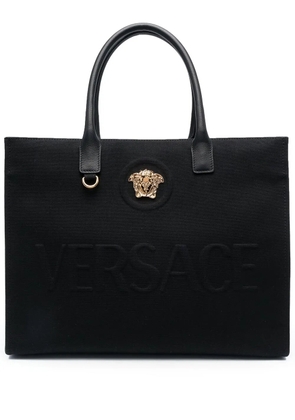Versace large La Medusa tote bag - Black