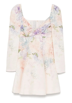 ZIMMERMANN Dawning mini dress - Pink
