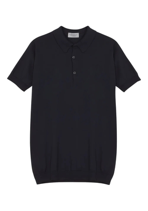 John Smedley cotton polo shirt - Blue