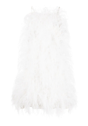 Cult Gaia Shannon feather dress - White