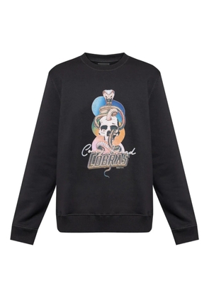 PS Paul Smith snake-print crew-neck sweatshirt - Black