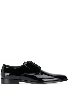 Dolce & Gabbana patent leather derby shoes - Black