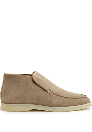Aurélien City suede slip-on loafers - Neutrals
