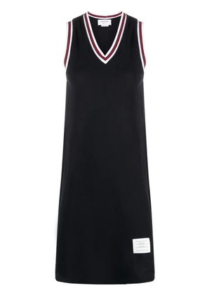 Thom Browne RWB-stripe piqué tennis minidress - Blue