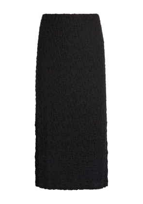 Eileen Fisher textured straight skirt - Black
