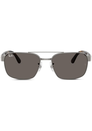 Ray-Ban logo-lettering sunglasses - Silver