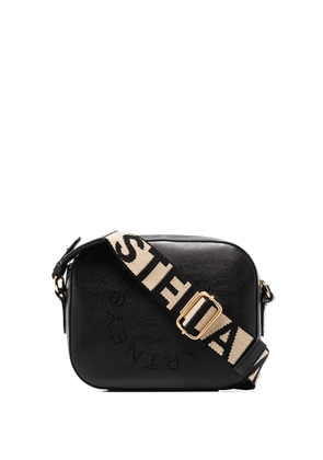 Stella McCartney mini Stella Logo crossbody bag - Black