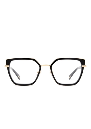 Police Mermaid geometric-frame glasses - Black