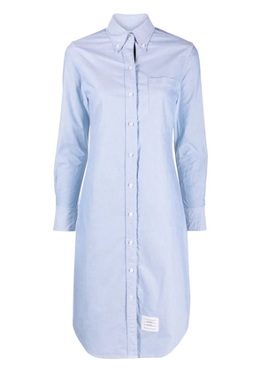 Thom Browne Oxford-cotton shirtdress - Blue