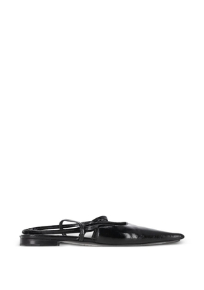 TOTEME pointed slingback ballet flats - Black
