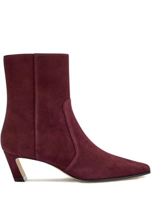 Stuart Weitzman 50mm Stassi suede boots - Red