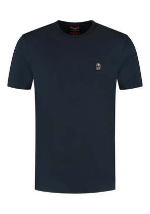 Parajumpers logo-patch crew-neck T-shirt - Blue