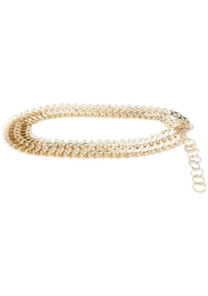 Rabanne chain-link clasp-fastening belt - Gold