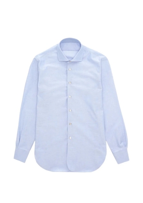 Fortela Jack button-down cotton shirt - Blue