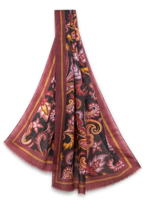ETRO paisley-print scarf - Red