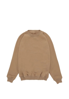 Fortela raglan ribbed knit sweatshirt - Neutrals