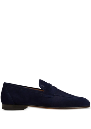 Tod's leather loafers - Blue