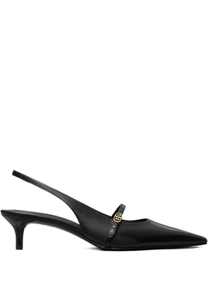Tory Burch slingback buckle shoes - Black