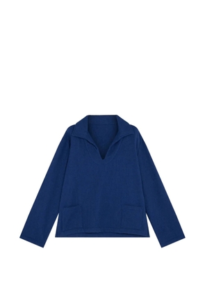 Fortela Franco2 V-neck sweater - Blue