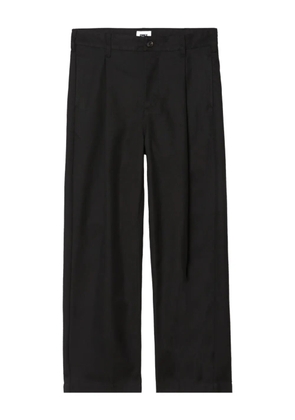 Obey Armel pleated cotton trousers - Black
