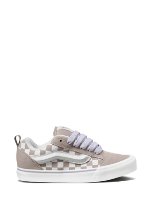 Vans checkerboard Knu Skool trainers - Neutrals