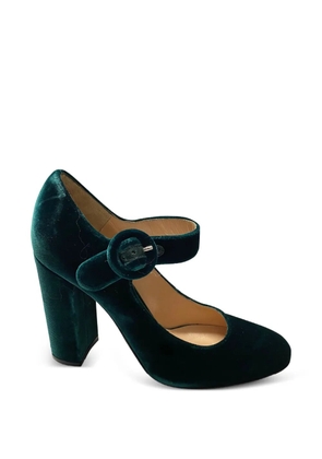 Gianvito Rossi Lorraine velvet pumps - Green