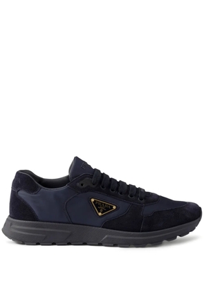 Prada Prax 01 suede-panelled sneakers - Blue